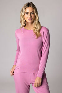 Ladies 1 Pack Lazy Panda Bamboo Loungewear Selection Long Sleeved Top