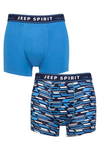 Mens 2 Pack Jeep Camo Printed Bamboo Trunks