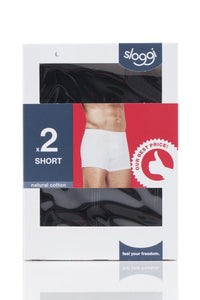 Mens 2 Pack Sloggi Basic Hipster Briefs