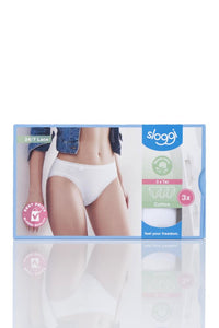 Ladies 3 Pack Sloggi 24/7 Cotton Lace Tai Briefs